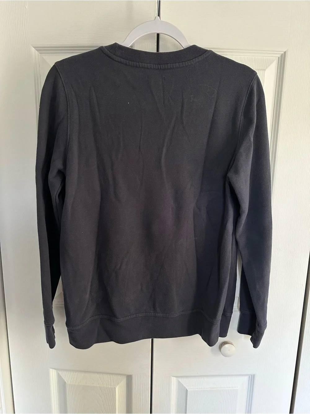 L.L. Bean Navy Logo Crewneck Sweater